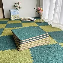 240枚【タイルカーペット】ジョイントマット タイルマット 防音 床暖 グリーン 240枚【タイルカーペット】ジョイントマット タイルマット 防音 床暖